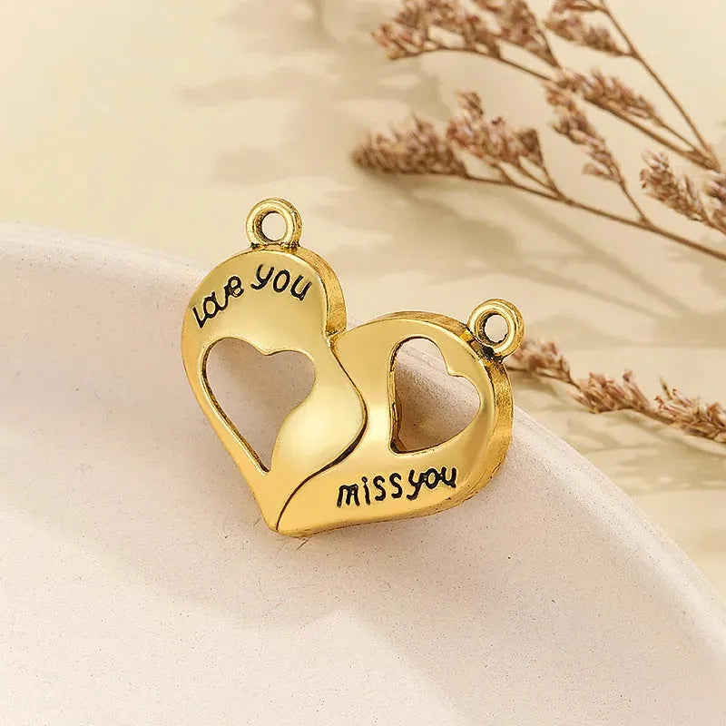 Heart Magnet Couple Girlfriends Color Matching - Bellarte Enchanté Heart Magnet Couple Girlfriends Color Matching